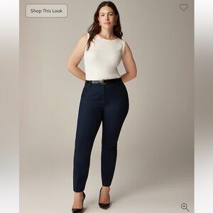 J.Crew 365 Cameron Navy Trousers